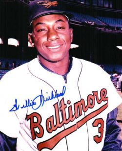 AUTOGRAPHED WILLIE KIRKLAND photo  Baltimore Orioles