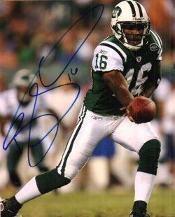 Autographed BRAD SMITH 8X10 New York Jets photo