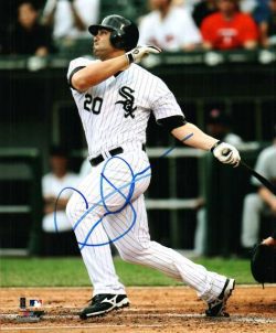 AUTOGRAPHED  photo CARLOS QUENTIN Chicago White Sox