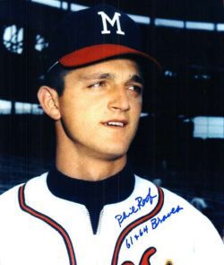 AUTOGRAPHED PHIL ROOF Atlanta Braves photo