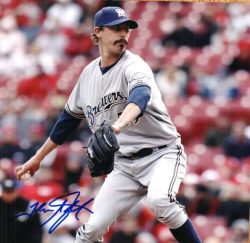 AUTOGRAPHED  photo JOHN AXFORD Milwaukee Brewers