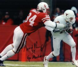 Autographed STEWART BRADLEY 8x10 Nebraska Cornhuskers Photo