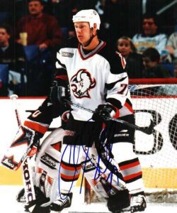 Autographed CHRIS GRATTON Buffalo Sabres Photo