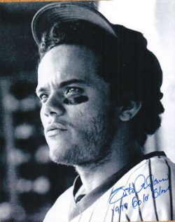 AUTOGRAPHED SIXTO LEZCANO photo Milwaukee Brewers