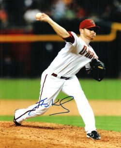 Autographed IAN KENNEDY 8X10 Arizona Diamondbacks Photo