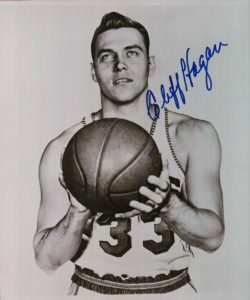 Autographed CLIFF HAGAN - ST LOUIS HAWKS photo