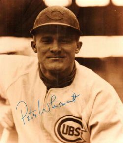 AUTOGRAPHED PETE WHISENANT Chicago Cubs Photo