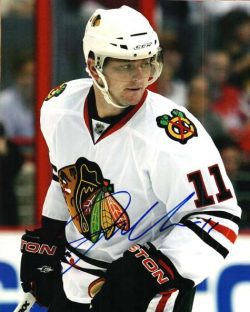 Autographed JOHN MADDEN Photo - Chicago  Blackhawks