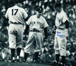 AUTOGRAPHED BOB KUZAVA 8X10 New York Yankees Photo