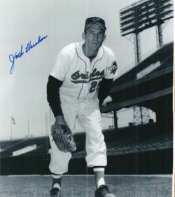 AUTOGRAPHED JACK HARSHMAN 8x10 Baltimore Orioles Photo