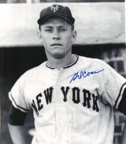 AUTOGRAPHED GIL COAN NEW YORK Giants Photo