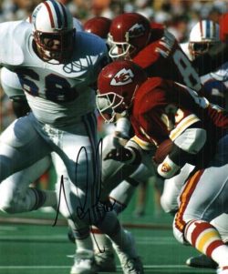 Autographed  MIKE GOLIC 8X10  Houston Oilers photo