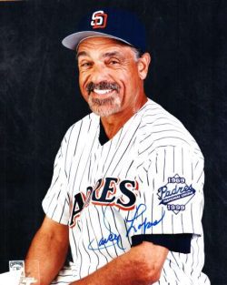 AUTOGRAPHED DAVEY LOPES  SD Padres photo