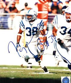 Autographed TYRONE POOLE Colts photo