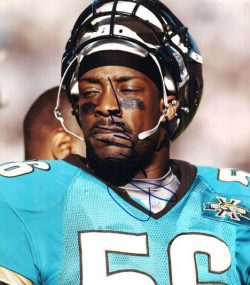 Autographed JASON GILDEN Jacksonville Jaguars Photo.