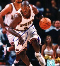AUTOGRAPHED NENE HILARIO 8x10 Denver Nuggets Photo