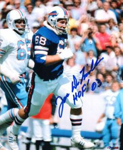 Autographed JOE DELAMIELLEURE  -   Buffalo Bills Photo