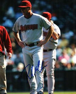 Autographed BOB MELVIN 8X10 Arizona Diamondbacks Photo