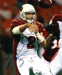 Autographed BRIAN ST. PIERRE 8X10 photo Arizona Cardinals