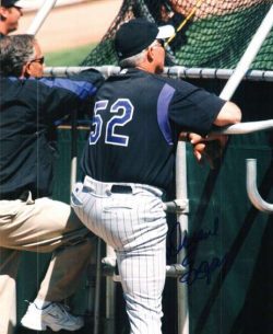 AUTOGRAPHED DUANE ESPY 8X10 Colorado Rockies Photo