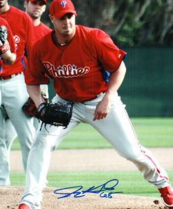 AUTOGRAPHED JEREMY HORST 8x10 Philadelphia Phillies photo