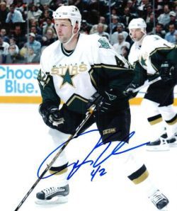 Autographed JON KLEMM Dallas Stars  Photo