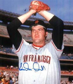 AUTOGRAPHED SAM MCDOWELL San Francisco Giants Photo