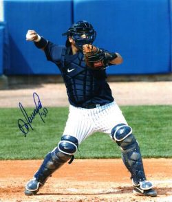 AUTOGRAPHED DIONNER NAVARRO photo  New York Yankees