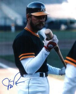 AUTOGRAPHED  photo JEFF NEWMAN Oakland A's