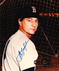 Autographed HOF'R CARL YASTRZEMSKI - Boston Red Sox Photo