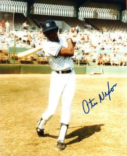 AUTOGRAPHED OTIS NIXON photo  New York Yankees