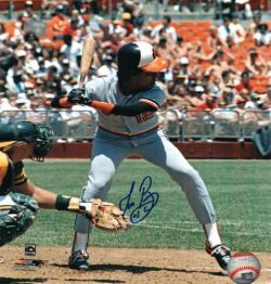 AUTOGRAPHED JUAN BENIQUEZ 8X10 Baltimore Orioles Photo