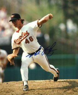 AUTOGRAPHED MIKE FLANAGAN 8x10 Baltimore Orioles Photo