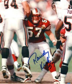 Autographed RANDY KIRK  photo - San Francisco 49'ers
