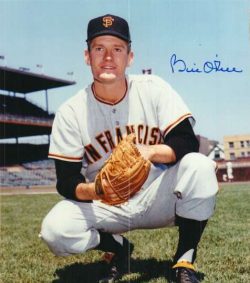 AUTOGRAPHED BILLY ODELL San Francisco Giants Photo