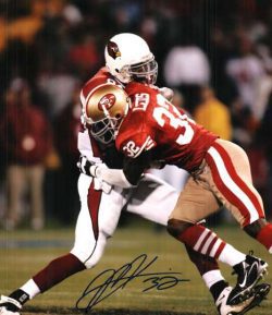 Autographed MICHAEL LEWIS  photo - San Francisco 49'ers