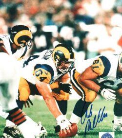 AUTOGRAPHED ANDY MCCOLLUM photo St Louis Rams
