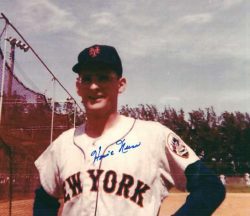 AUTOGRAPHED HOWIE NUNN 8x10 New York Mets photo