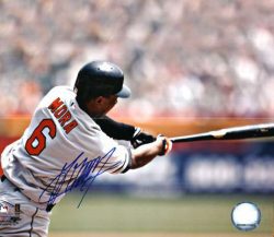 AUTOGRAPHED MELVIN MORA 8x10 Baltimore Orioles Photo