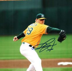 AUTOGRAPHED  photo DAVID PURCEY -  Oakland A's