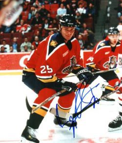 Autographed VICTOR KOZLOV Florida Panthers Photo