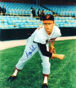 AUTOGRAPHED ROGER NELSON photo  Baltimore Orioles