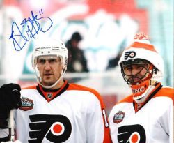 Autographed BLAIR BETTS 8X10 photo - Philadelphia Flyers