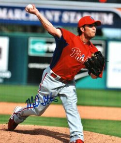 AUTOGRAPHED MICHAEL STUTES photo  Philadelphia Phillies