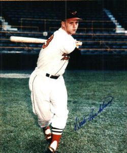 AUTOGRAPHED DAVE NICHOLSON photo Baltimore Orioles