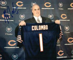 Autographed 8X10 Photo - MARC COLOMBO Chicago Bears