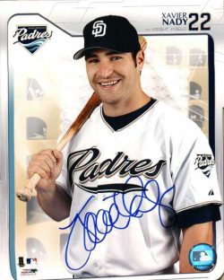 AUTOGRAPHED XAVIER NADY SD Padres photo