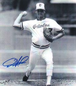 AUTOGRAPHED DICKIE NOLES 8x10 Baltimore Orioles Photo
