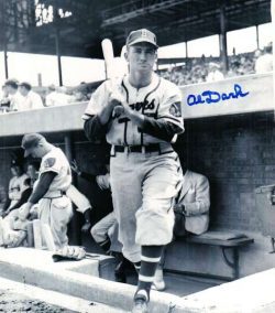 AUTOGRAPHED AL DARK BOSTON 8X10 Boston Braves photo