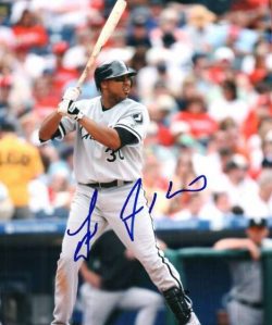 AUTOGRAPHED  photo LUIS TERRERO Chicago White Sox